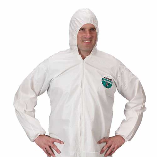 Macacão de trabalho - MicroMax® NS (CTL428) - Lakeland Industries - de proteção química / em poliéster / unissexo