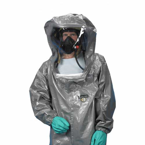 Macacão de trabalho - ChemMax 3 (C3T450) - Lakeland Industries - de proteção química / unissexo / com aparelho respiratório assistido