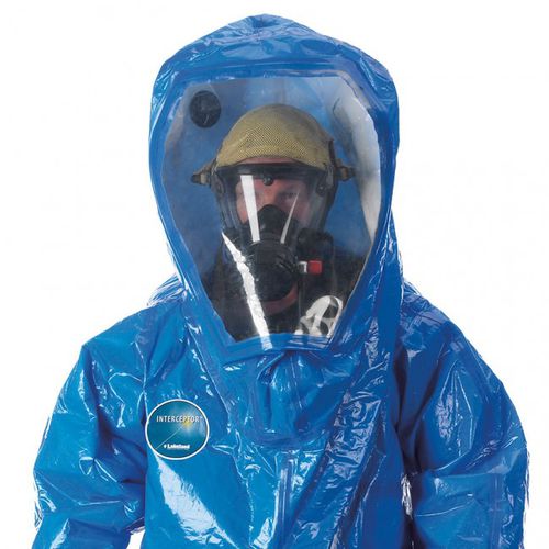 Macacão de trabalho - Interceptor® (80640) - Lakeland Industries - de proteção química / unissexo / com aparelho respiratório assistido