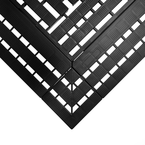 Tapete antiderrapante - WD series - COBA Europe Ltd - modular / em polietileno / vermelho