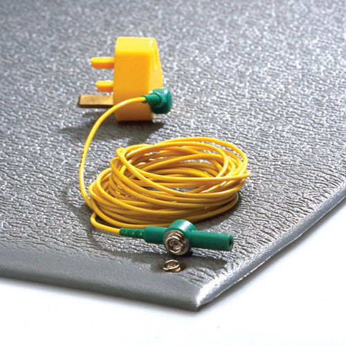 Tapete em borracha - COBAstat® - COBA Europe Ltd - cinza