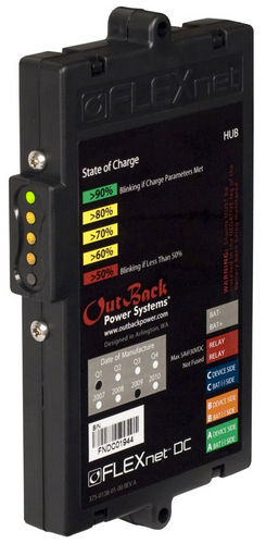 Sistema de monitoramento de estado - FLEXnet DC  - OutBack Power Systems - de ponto de recarga / de bateria