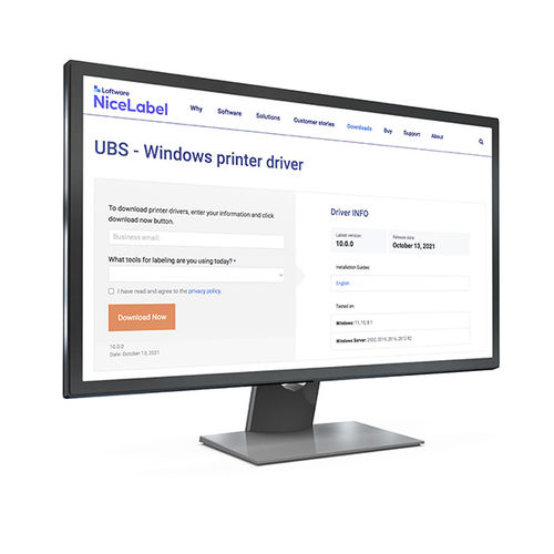 Software de gestão de dados - UBS & NiceLabel - UBS United Barcode Systems - de gestão / de etiquetagem / de criação de etiquetas código de barras