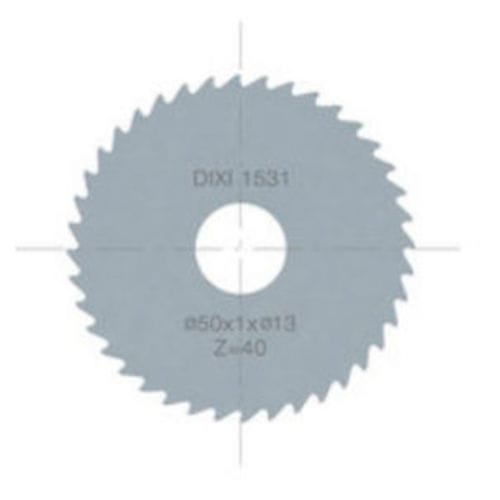 Fresa circular de carboneto - DIXI 1531 series - DIXI Polytool - para metais / de dentado grosso