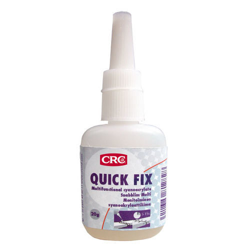 Cola de cianoacrilato - QUICK FIX - CRC Industries France - para borracha / para plástico / para vidro