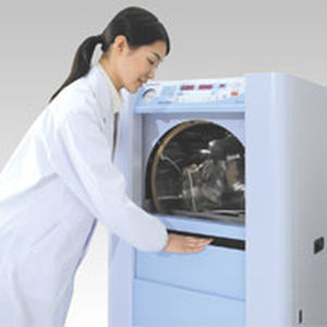 Autoclave de laboratório - HRG-112/140 - Hirayama - com porta hidráulica / a vácuo / horizontal