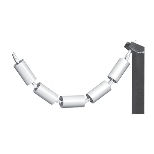 Rolo de transportador livre - 40.000 - Syntron Material Handling - em aço / liso
