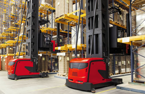 AGV de transporte - VNA - DEMATIC - de carregamento / para armazém