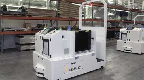 Trator AGV - DEMATIC - elétrico / automático / compacto