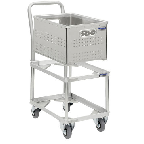 Carrinho de transporte - G®-DOLLY C 913 series - Gmöhling Transportgeräte GmbH - em alumínio / 2 níveis / multiuso