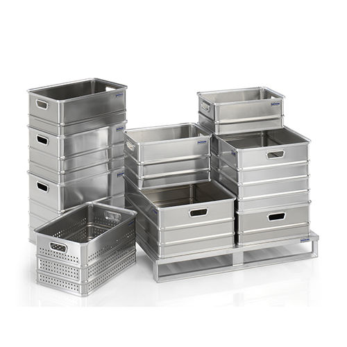 Caixa de alumínio - G®-CRATE A 152 series - Gmöhling Transportgeräte GmbH - de armazenamento / de transporte / industrial