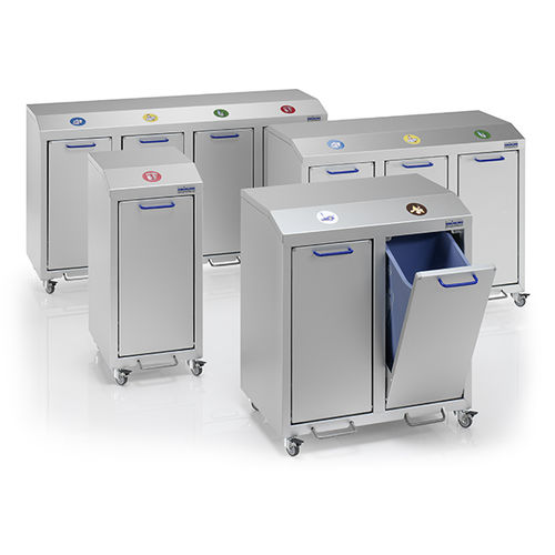 Lixeira em alumínio - G®-COLLECT X 2001 series - Gmöhling Transportgeräte GmbH - para resíduos urbanos / para resíduos domésticos / para papel