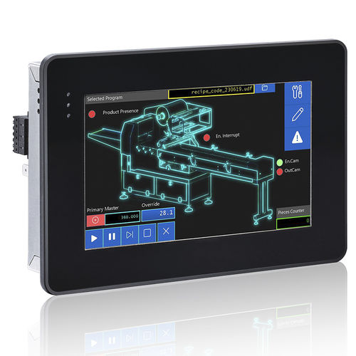 Controle CNC com tela sensível ao toque - SIAX A-EVO - Sipro srl - de 4 eixos / EtherCAT