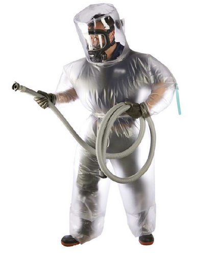 Macacão de trabalho - NuPo - PPSGB - de proteção química / em PVC / para operações em centrais nucleares