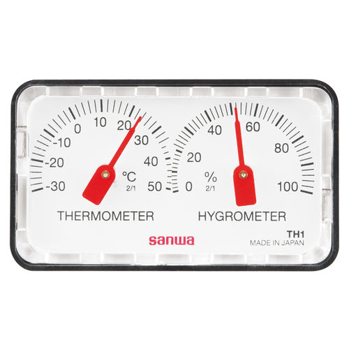 Termo-higrômetro analógico - TH1 - Sanwa Electric Instrument - de umidade relativa / de temperatura
