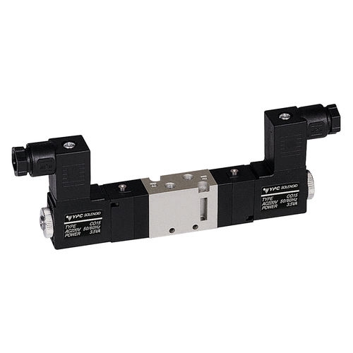 Válvula direcional pneumática spool - MV1 series - Sommer-Technik - de acionamento pneumático / acionada por solenoide / de 5/3 vias