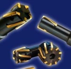 Fresa de dois tamanhos - spiral - Carmex Precision Tools - com pastilhas de corte / para rosquear