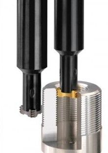 Fresa com pastilhas de corte - CMT - Carmex Precision Tools - para rosquear / para ranhuras em T / de haste cilíndrica