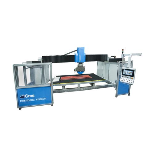 Serra ponte CNC - brembana venkon - CMS S.p.A. - de 5 eixos / para cerâmica / para pedra