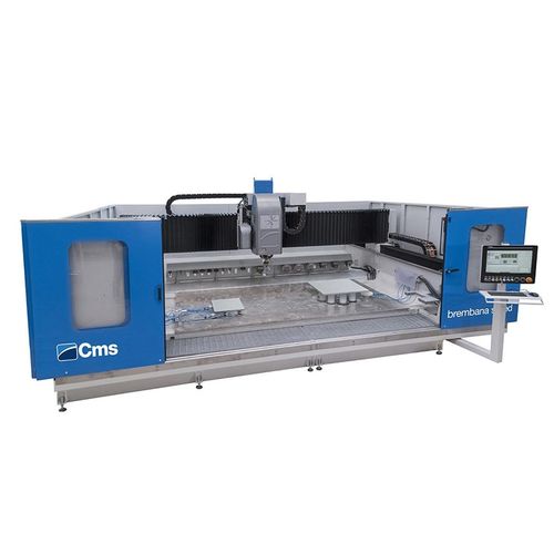 Centro de usinagem CNC de 3-4 eixos - brembana speed - CMS S.p.A. - horizontal / tipo pórtico / de fresagem