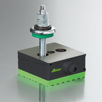 Pé de máquina - 450.2-VRC series - AirLoc AG - em elastômero / para fixação no piso