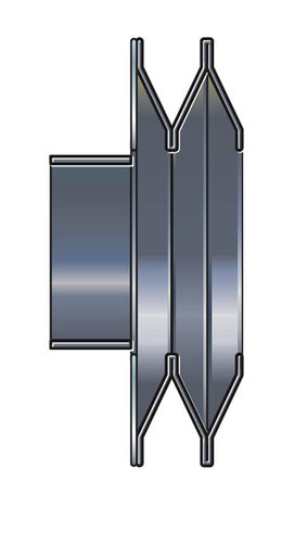 Fole redondo - max. 10 m, ø 20 - 400 mm - EITEC - em borracha / de disco / para máquina