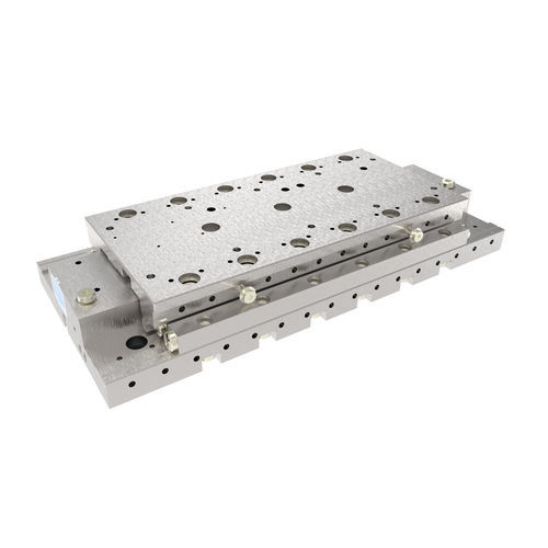 Mesa de coordenadas compatível com vácuo - LA92-40-LM-L - Steinmeyer Mechatronik GmbH - linear / motorizada / de 1 eixo
