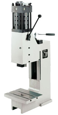Prensa manual - 4 HKP/L-DS - GECHTER - pneumática / de controle manual / com alavanca de comando