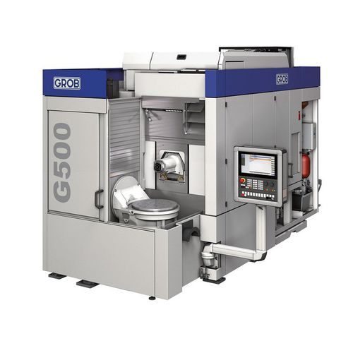 Centro de usinagem CNC de 3 eixos - G500 - GROB-WERKE - horizontal / para alumínio / com mesa giratória inclinável