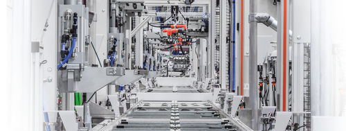 Linha de montagem automática - GROB-WERKE - para cabeça de cilindro