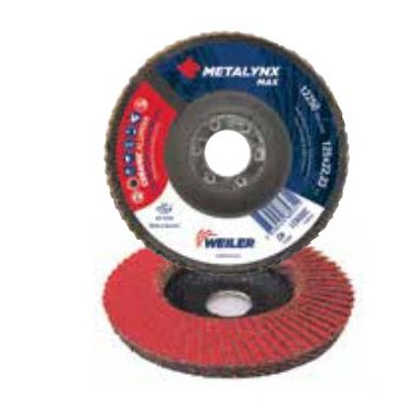 Disco lamelar para aço inoxidável - 388931 - Weiler Abrasives - com revestimento de zircônio