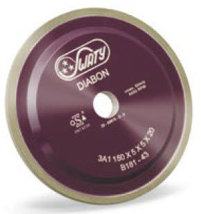 Rebolo para tratamento de superfícies - Brand DIABON - Weiler Abrasives - plano / periférico / CBN de liga resinoide