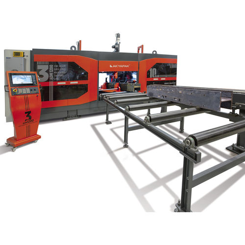 Linha de furação CNC - 3ADM 1200 - AKYAPAK MAKINA SAN TIC - multieixos / para perfis / para aço