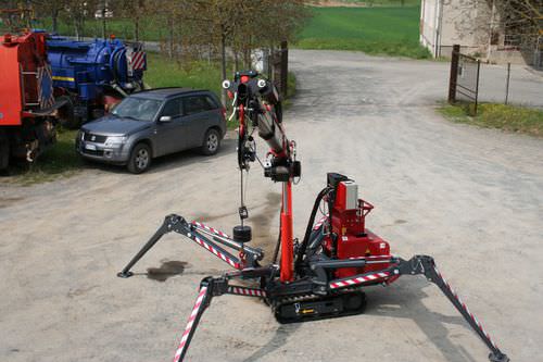 Guindaste de esteiras - 350-E4 Spider, 350-E3 spider - kegiom lifting s.n.c. - telescópico / de elevação