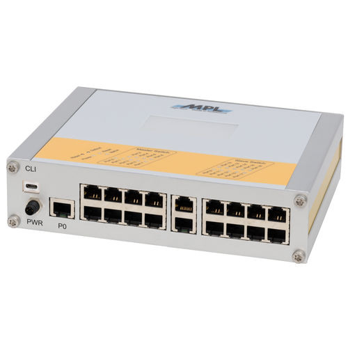 Switch de rede gerenciável - uMAGBES A19R - MPL - 19 portas / Gigabit Ethernet / serial