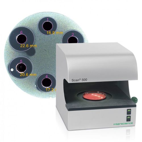 Leitor de zonas de inibição - Scan 500 - Interscience