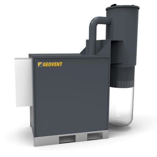 Aspirador industrial - HVU IT - Geovent - para matérias secas / elétrico / estacionário