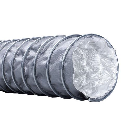 Mangueira para altas temperaturas - GeoFlex HT-450 series - Geovent - para gases de escape / em silicone / em fibra de vidro