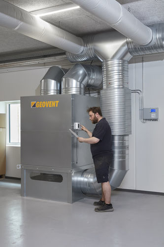 Unidade de tratamento de ar para telhado - GRTU 3800+ - Geovent - para grandes volumes de ar / industrial / com recuperação de calor