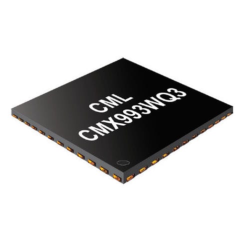 Transmissor de rádio sem fio - CMX993  - CML Microcircuits - RF / de dados / de controle