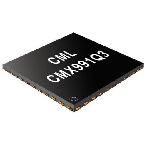 Transceptor rádio - CMX991 - CML Microcircuits - com circuitos integrados / de alto desempenho / half-duplex