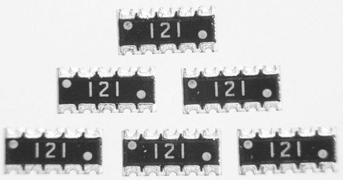Rede resistiva de película espessa - RACF series     - Stackpole Electronics