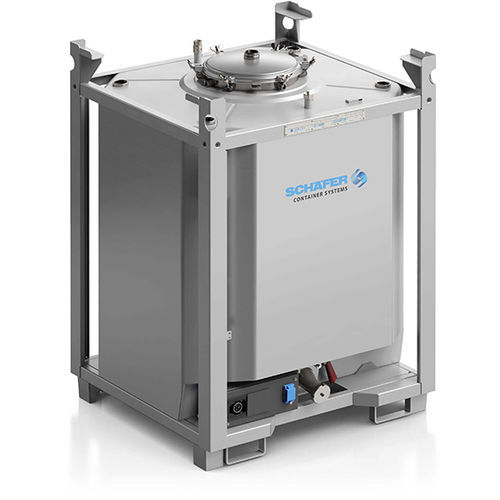 Contêiner IBC em aço inoxidável - RCB series - SCHÄFER Container Systems - para alimentos / de acondicionamento