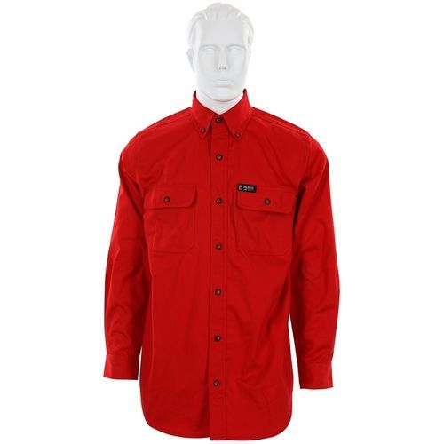 Camisa de trabalho - S1R - MCR Safety - resistente ao fogo / contra arcos elétricos / em algodão