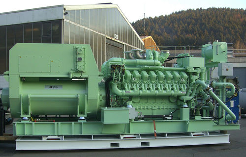 Grupo gerador de energia a diesel - Lindenberg-Anlagen GmbH - trifásico / estacionário / refrigerado a ar