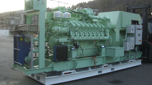 Grupo gerador de energia a diesel - Lindenberg-Anlagen GmbH - trifásico / estacionário / refrigerado a ar