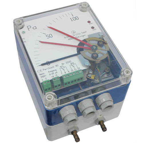 Transmissor de pressão diferencial - MZP80 - Arthur Grillo GmbH - de membrana / 4–20 mA / de parede