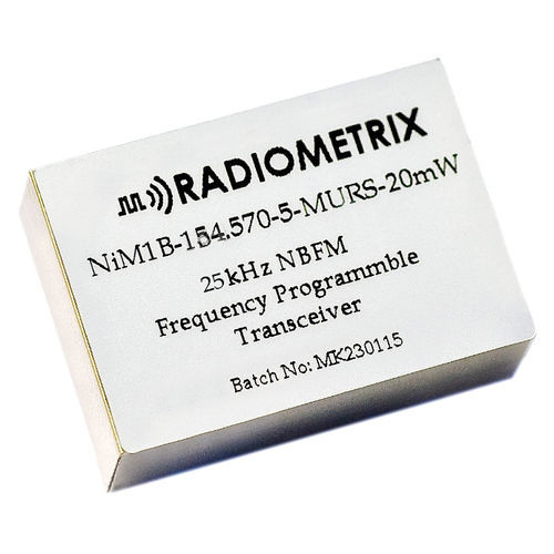 Transceptor VHF - NiM1B series - Radiometrix - de telemetria / de monitoramento / de dados