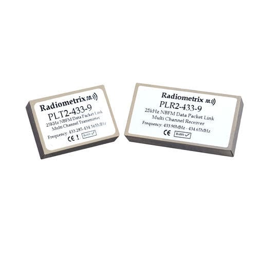 Transmissor de rádio sem fio - PLT2 series - Radiometrix - RS232 / de banda ISM / de radiocomunicação
