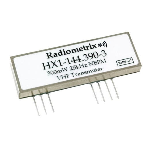 Transmissor de rádio VHF - HX1 - Radiometrix - RF / de dados / de segurança